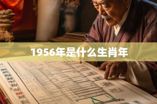 1956年是什么生肖年