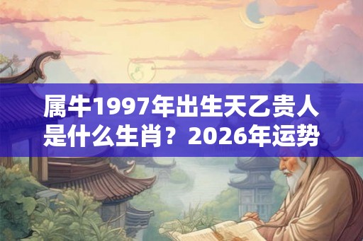 属牛1997年出生天乙贵人是什么生肖？2026年运势如何？