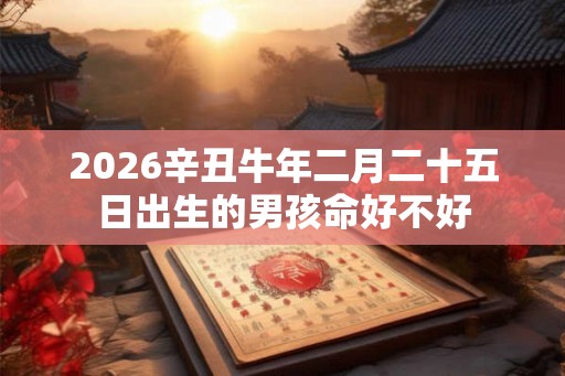 2026辛丑牛年二月二十五日出生的男孩命好不好