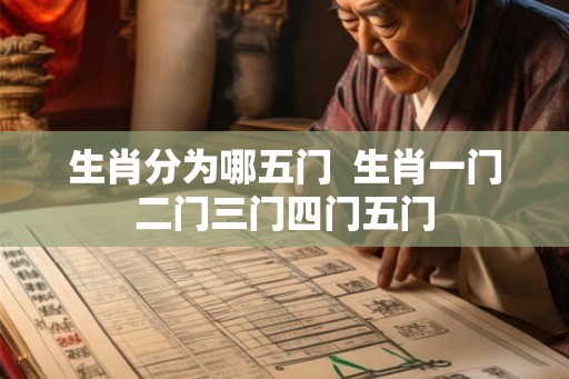 生肖分为哪五门  生肖一门二门三门四门五门