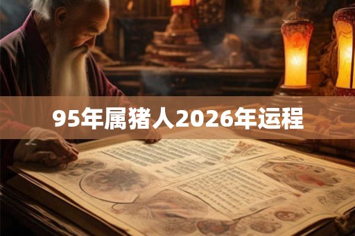 95年属猪人2026年运程
