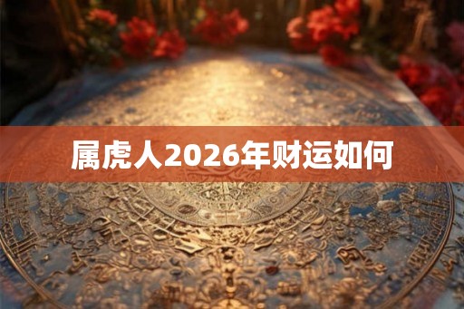 属虎人2026年财运如何