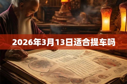 2026年3月13日适合提车吗