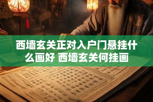 西墙玄关正对入户门悬挂什么画好 西墙玄关何挂画
