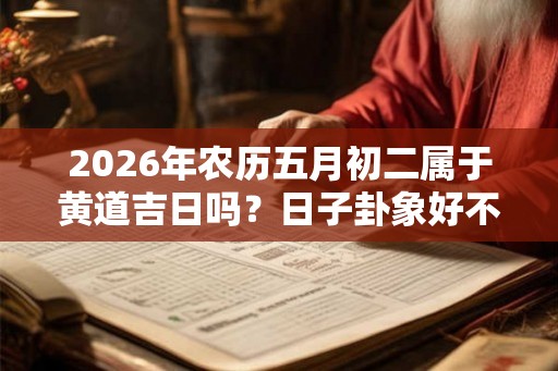 2026年农历五月初二属于黄道吉日吗?日子卦象好不好? 2026年农历五月初二属于黄道吉日吗?日子卦象好不好?