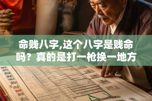 命贱八字,这个八字是贱命吗？真的是打一枪换一地方吗？