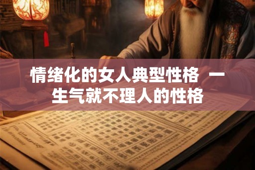 情绪化的女人典型性格  一生气就不理人的性格