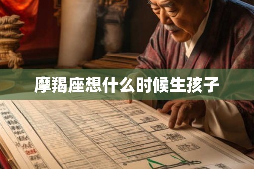 摩羯座想什么时候生孩子 摩羯座想什么时候生孩子