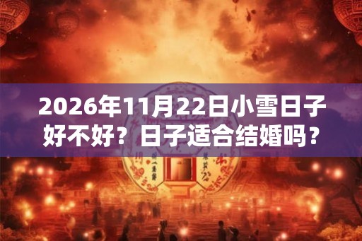 2026年11月22日小雪日子好不好？日子适合结婚吗？