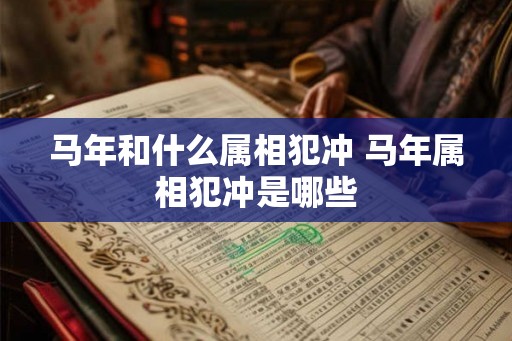 马年和什么属相犯冲 马年属相犯冲是哪些