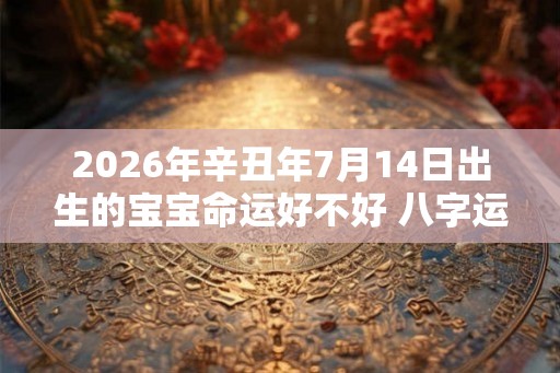 2026年辛丑年7月14日出生的宝宝命运好不好 八字运势详解