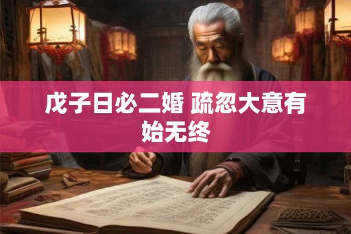 戊子日必二婚 疏忽大意有始无终
