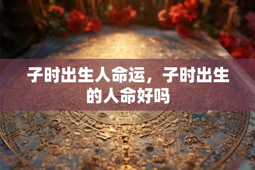 子时出生人命运,子时出生的人命好吗 子时出生人命运,子时出生的人命好吗