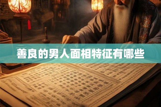 善良的男人面相特征有哪些