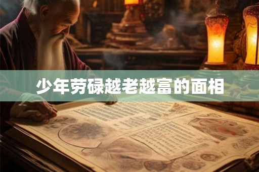 少年劳碌越老越富的面相