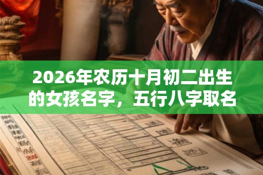 2026年农历十月初二出生的女孩名字，五行八字取名