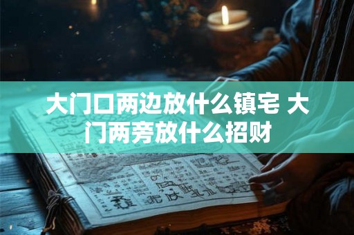 大门口两边放什么镇宅 大门两旁放什么招财