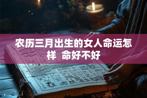 农历三月出生的女人命运怎样  命好不好