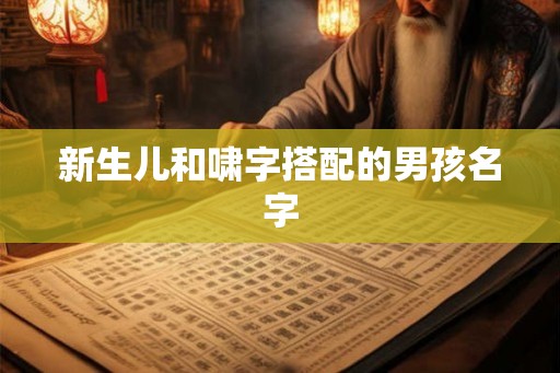 新生儿和啸字搭配的男孩名字
