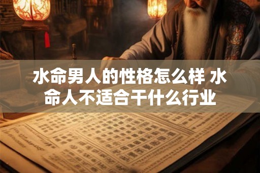 水命男人的性格怎么样 水命人不适合干什么行业