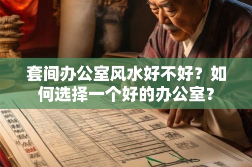 套间办公室风水好不好？如何选择一个好的办公室？