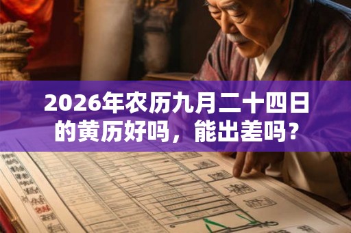 2026年农历九月二十四日的黄历好吗，能出差吗？
