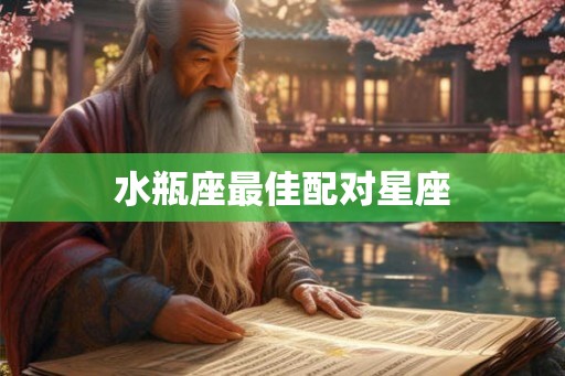 水瓶座最佳配对星座