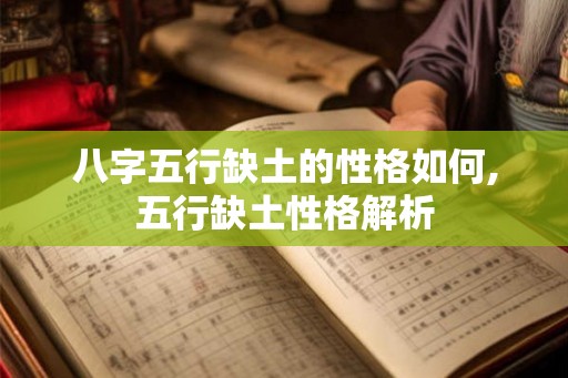 八字五行缺土的性格如何,五行缺土性格解析