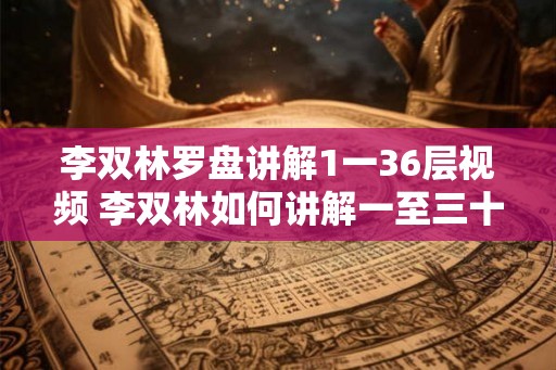 李双林罗盘讲解1一36层视频 李双林如何讲解一至三十六层罗盘
