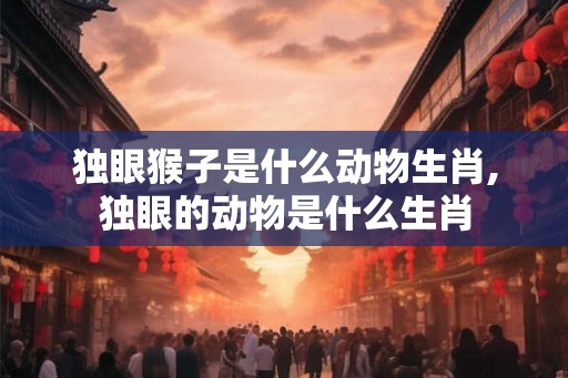 独眼猴子是什么动物生肖,独眼的动物是什么生肖 独眼猴子是什么动物生肖,独眼的动物是什么生肖