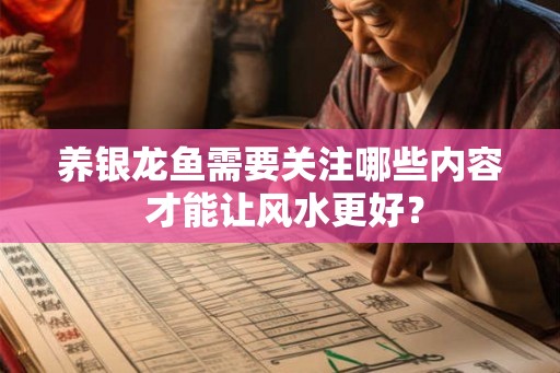 养银龙鱼需要关注哪些内容 才能让风水更好？