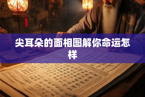 尖耳朵的面相图解你命运怎样