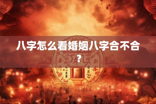 八字怎么看婚姻八字合不合？