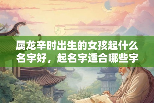 属龙辛时出生的女孩起什么名字好，起名字适合哪些字