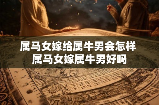 属马女嫁给属牛男会怎样 属马女嫁属牛男好吗