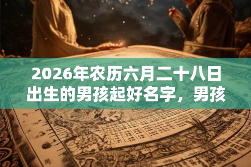 2026年农历六月二十八日出生的男孩起好名字,男孩命运如何? 2026年农历六月二十八日出生的男孩起好名字,男孩命运如何?
