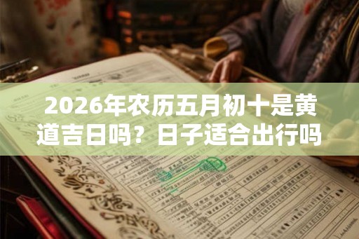 2026年农历五月初十是黄道吉日吗？日子适合出行吗？