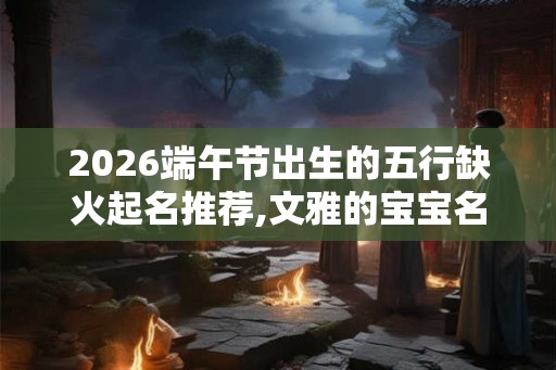 2026端午节出生的五行缺火起名推荐,文雅的宝宝名 2026端午节出生的五行缺火起名推荐,文雅的宝宝名