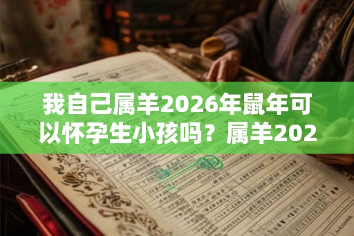 我自己属羊2026年鼠年可以怀孕生小孩吗?属羊2026年运势? 我自己属羊2026年鼠年可以怀孕生小孩吗?属羊2026年运势?