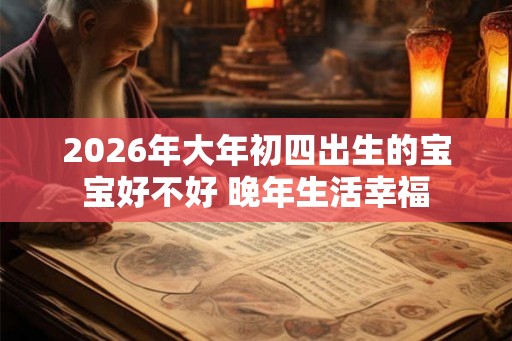 2026年大年初四出生的宝宝好不好 晚年生活幸福