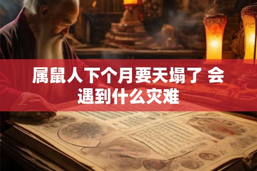 属鼠人下个月要天塌了 会遇到什么灾难