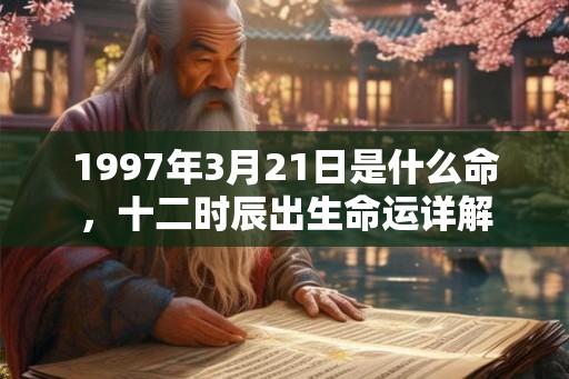 1997年3月21日是什么命，十二时辰出生命运详解