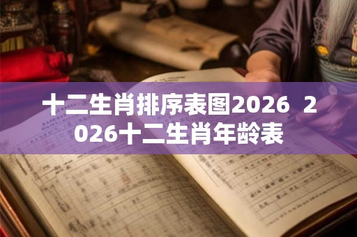 十二生肖排序表图2026  2026十二生肖年龄表