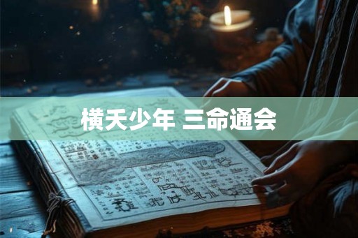 横夭少年 三命通会