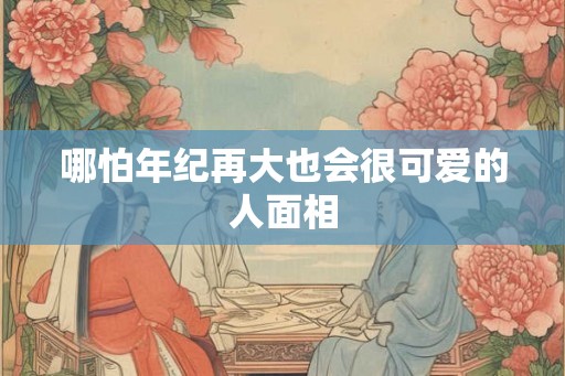 哪怕年纪再大也会很可爱的人面相