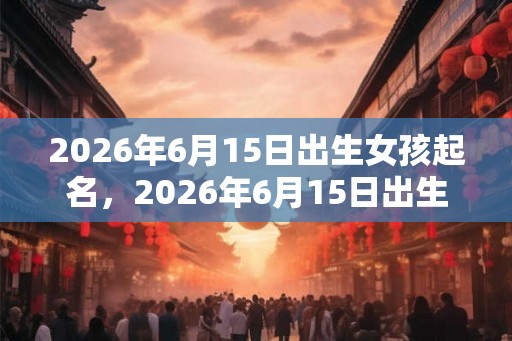 2026年6月15日出生女孩起名,2026年6月15日出生命运? 2026年6月15日出生女孩起名,2026年6月15日出生命运?