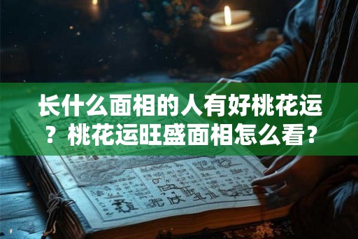 长什么面相的人有好桃花运？桃花运旺盛面相怎么看？