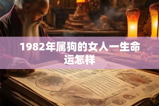 1982年属狗的女人一生命运怎样