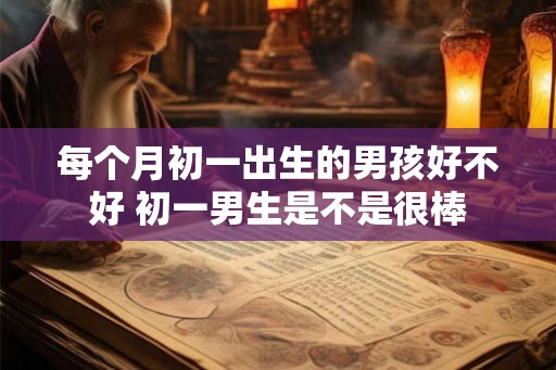 每个月初一出生的男孩好不好 初一男生是不是很棒