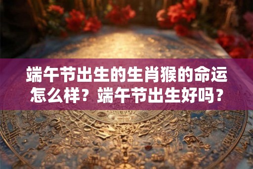 端午节出生的生肖猴的命运怎么样?端午节出生好吗? 端午节出生的生肖猴的命运怎么样?端午节出生好吗?